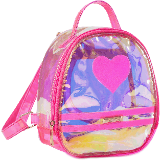 RUKSAK MALI-PROZIRNO ROZA