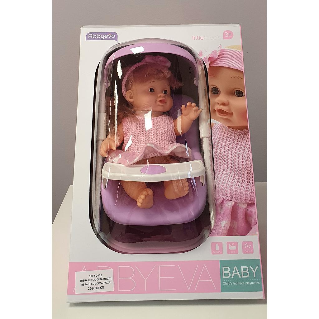 BEBA U KOLICIMA ROZA